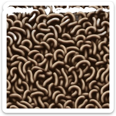 Black-bean-sauce noodles sticker
