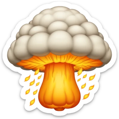 atom bomb sticker