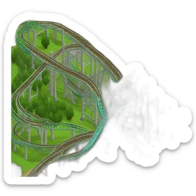 roller coaster tycoon 1 parc map sticker