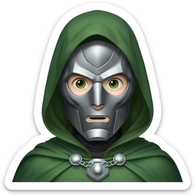 Doctor Doom with most villainious sticker