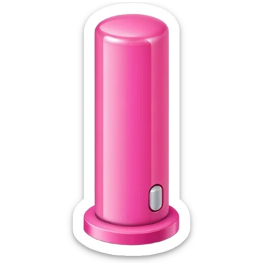 pink push pin  sticker