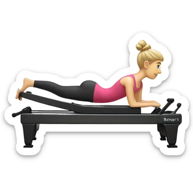 Pilates reformer sticker