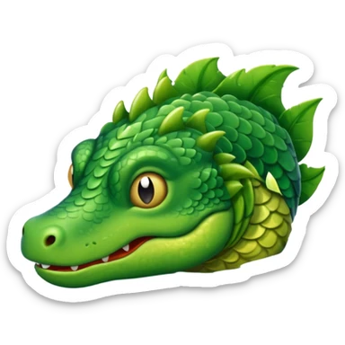 medieval animal in the lake sticker