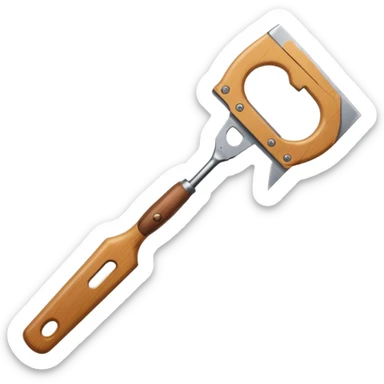 säge mit griff sticker