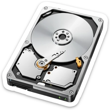 Hard Disk sticker