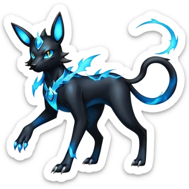Umbreon-Luxray-Manectric-Houndoom-Pokémon-Fakémon-hybrid-creature sticker