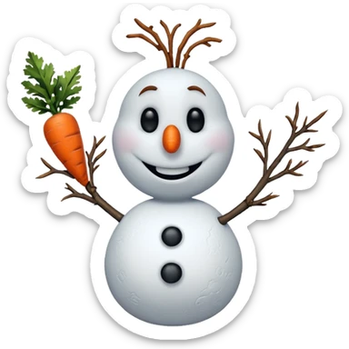 Olaf from the Frozen movie sticker