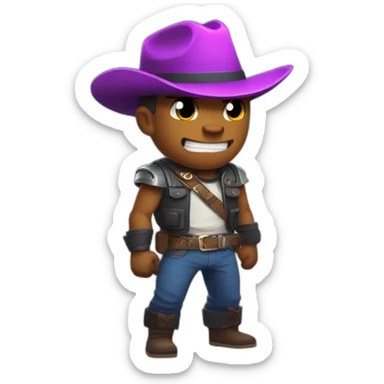Colt Brawl stars sticker