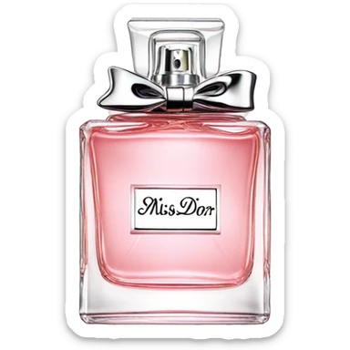 Miss dior perfume sticker