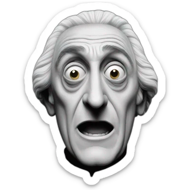 marty feldman performing igor in young frankenstein sticker