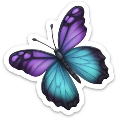 mariposa sonrie sticker