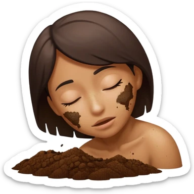 faceplant when someone falls flat on their face sticker