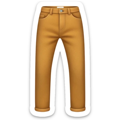 Patterned Corduroy texture ridges pants sticker