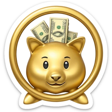 rebates icon for site navigation. indicates money  sticker