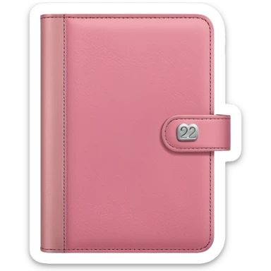 Agenda rosa 2026 sticker