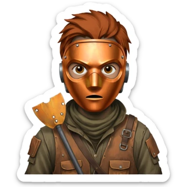 débrouillard ferraille cuivre  post apo survie loot gaming sticker