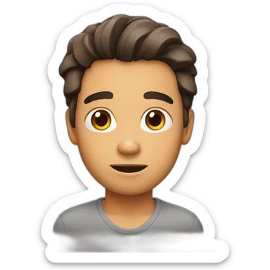 Milo bobo brun sticker