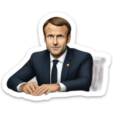 Emmanuel Macron dictateur sticker