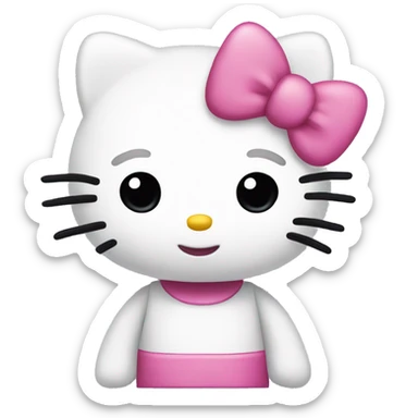 hello kitty  sticker