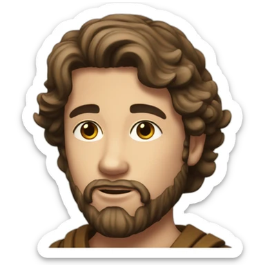 Young Philip the apostle from bible sticker