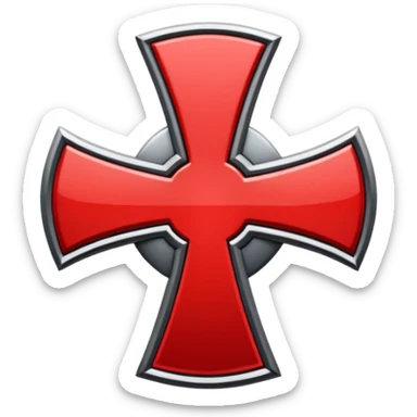 Gara cross mark sticker