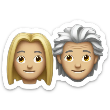 cute bill and ted sticker