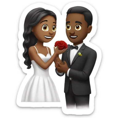 Marry proposal sticker