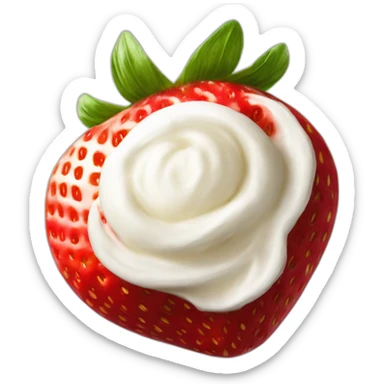 Marsala Strawberry Burrata sticker