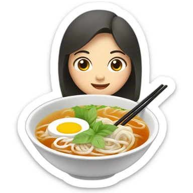 Vietnamese pho sticker