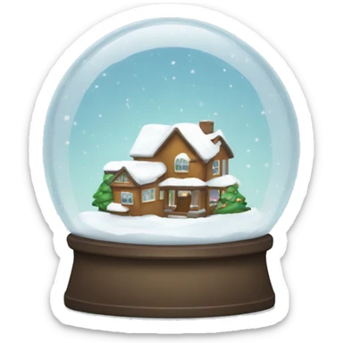 Snow globe  sticker