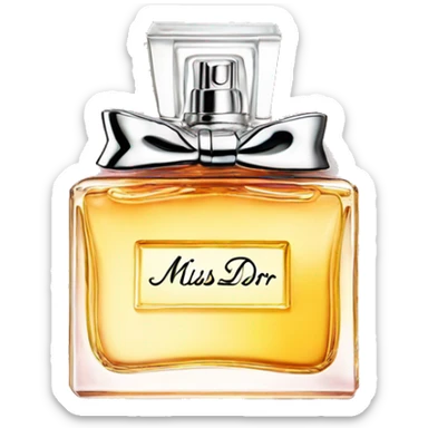 Miss dior perfume sticker