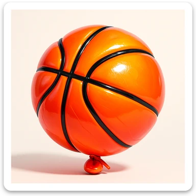 basket ball sticker