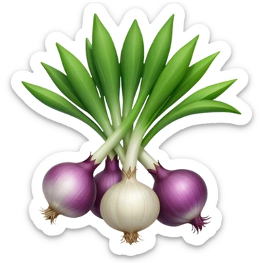 Small onions bunch sticker