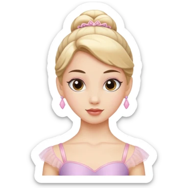 ballerina capuchina  sticker