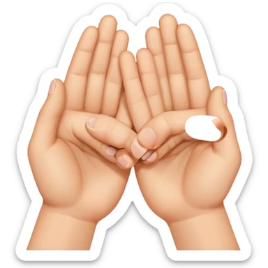 hands helping sticker