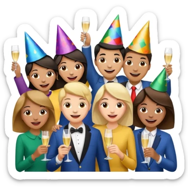 sports celebration sticker