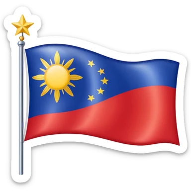 Philippines flag sticker