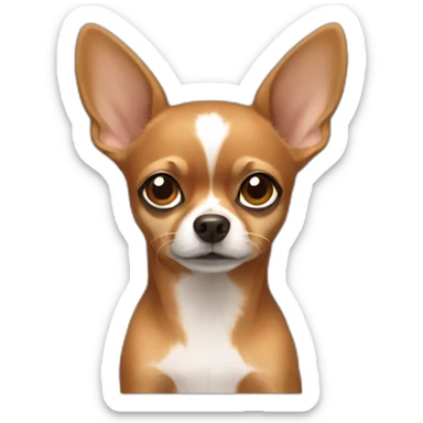 Medium Brown Chihuahu sticker