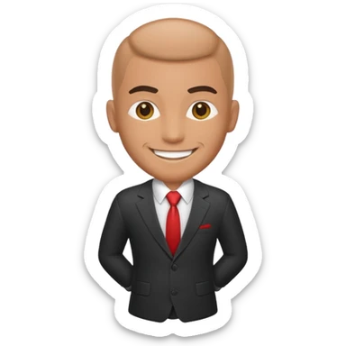 hitman that is impressed happy  sticker