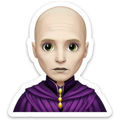 Voldemort as a drag queen sticker