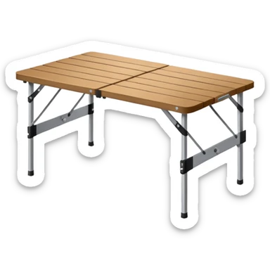 modern Camping Table sticker