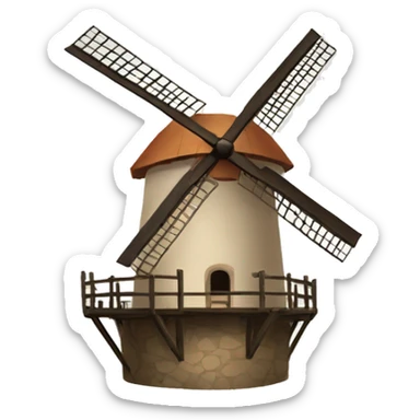 Molino de viento sticker