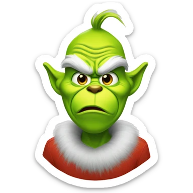 Grinch sticker