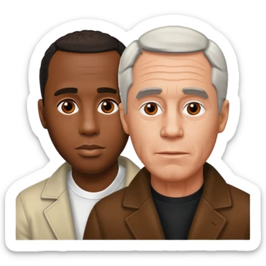 Diddy and Epstein  sticker