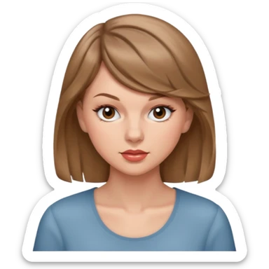 sleepy tylor swift sticker