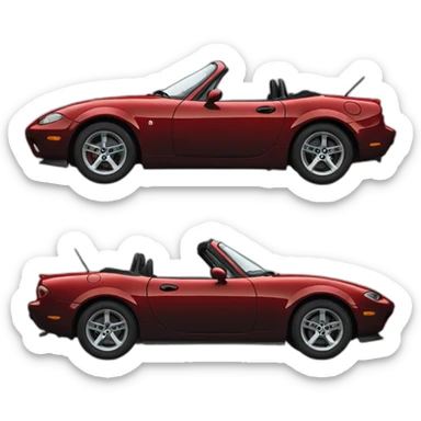 miata sticker