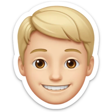 Beautiful son with a good smile  sticker