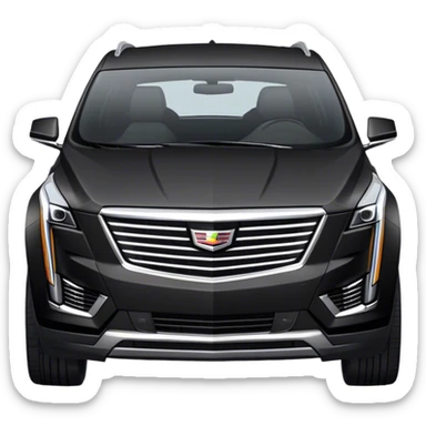 ALL BLACK MATTE CADILLAC XT6  sticker