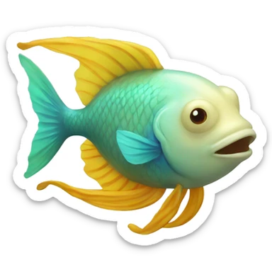 clow fish sticker