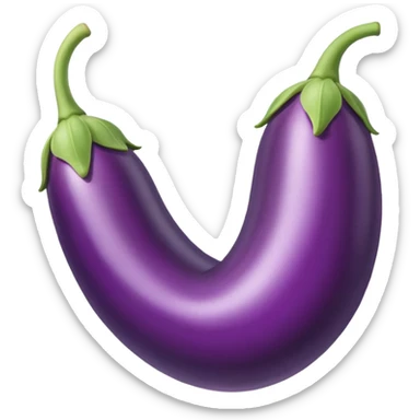 Long brinjal sticker